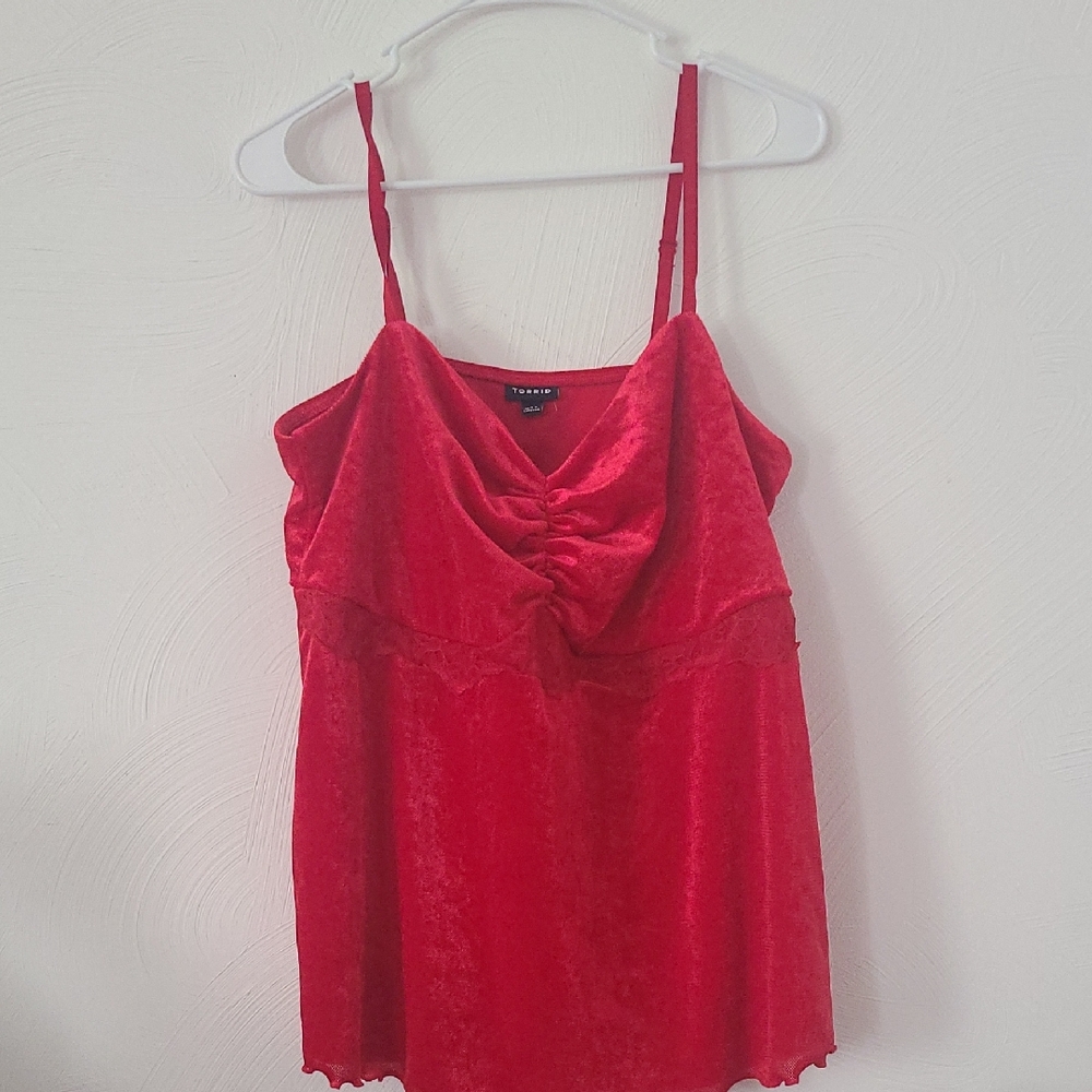 Torrid Vibrant Red Top
